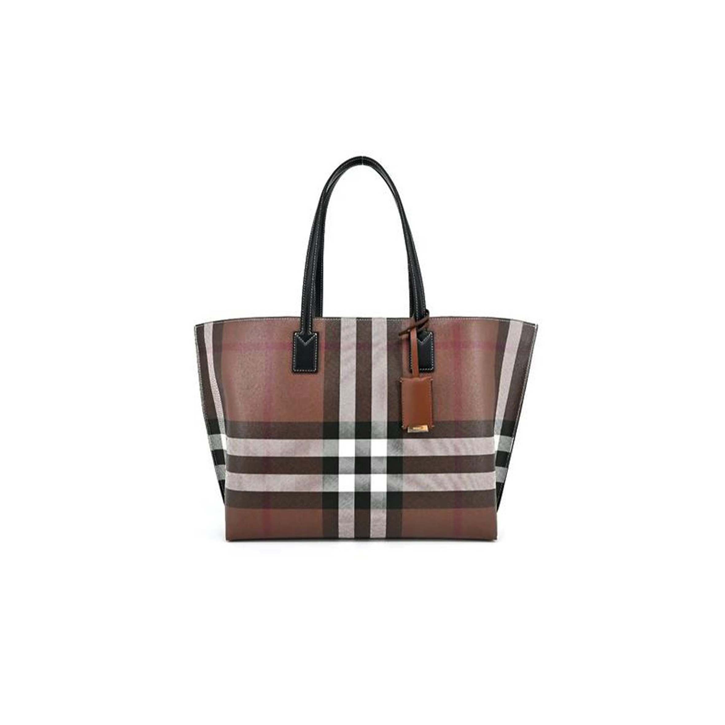 BURBERRY BROWN SHOPPER BAG  (34*28*14cm)